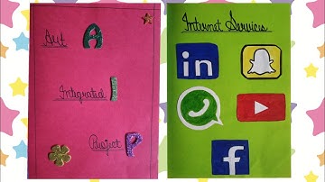 Art Integrated Project |computer cbse |Internet Services | Art& Craft