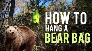 How to Hang A Bear Bag (PCT Method)
