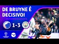 HAALAND QUASE FAZ GOL ACROBÁTICO, ÉDERSON FALHA, E DE BRUYNE DECIDE | COPENHAGUE 1X3 MANCHESTER CITY image