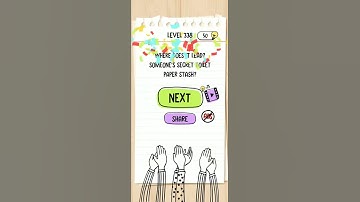 Brain Test Level 338 Solution Walkthrough