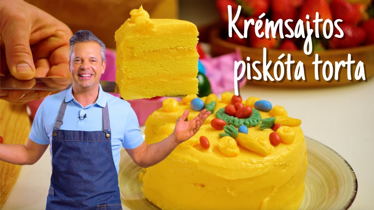 Japán krémsajtos piskóta torta húsvétra🐰