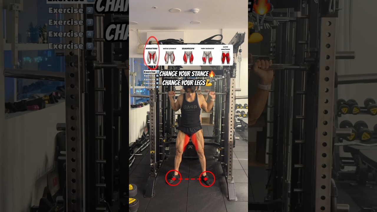 🔽5 Barbell Squat Variations – Hit Every Leg Muscle🔥🔽 