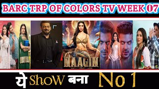 Colors TV All Shows Trp of This Week | Barc Trp Of Colors TV | Trp Report Of Week 07