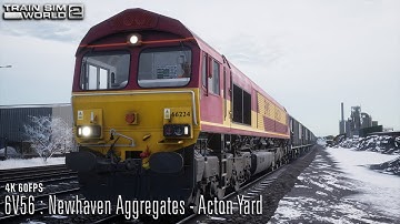 6V56 : Newhaven Aggregates - Acton Yard - East Coastway - Class 66 - Train Sim World 2