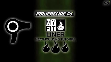 How to heat mold MyFit liners with a hair dryer TUTORIAL