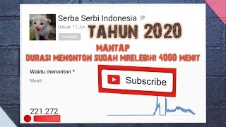 Cara agar cepat mendapatkan 1000 subscriber pertama..??? Jam tayang melebihi 4000 menit monetisasi