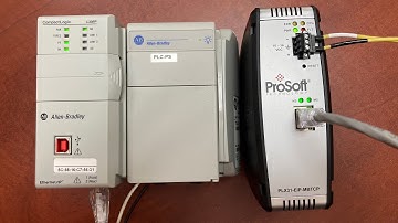 Prosoft gateway PLX31-EIP-MBTCP with Allen Bradley PLC 1769-L33ER/Modbus TCP
