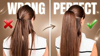 HOW TO: MAKE YOUR HALF-UP PONYTAIL LOOK FULLER | Hair Hack
