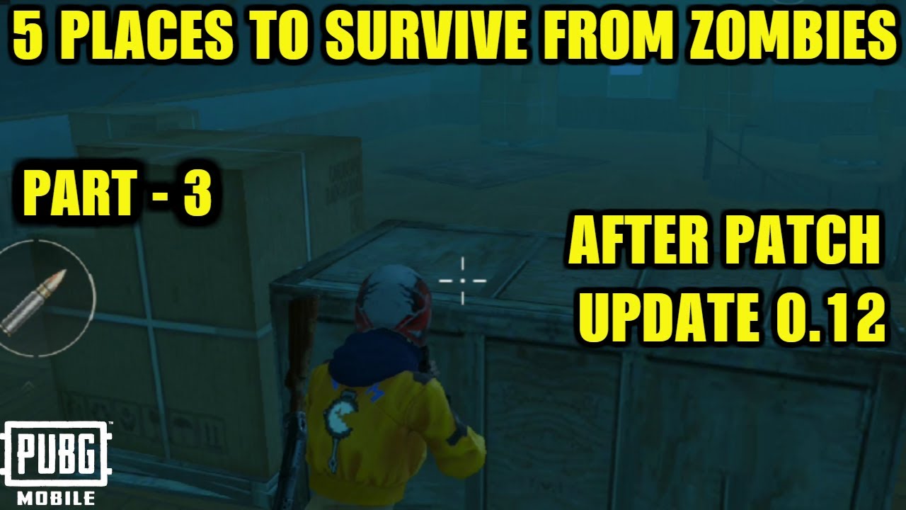 5 NEW PLACES TO SURVIVE FROM ZOMBIES IN EVOGROUND DARKEST NIGHT MODE | PUBG Mobile 0.12.0 Update!