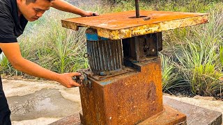 Create New Value For Old Woodworking Machines - Restoring An Extremely Rusty Spindle Molding Machine
