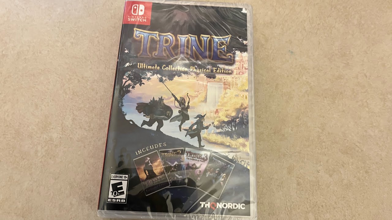 Unboxing TRINE ULTIMATE COLLECTION PHYSICAL EDITION - NINTENDO