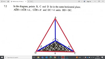 B | MAY/JUNE 2024 MATHEMATICS PAPER 2 - Trigonometry 3D Application (△Areas, Side proofs) | GRADE 12