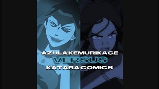 Azula vs Katara Comics