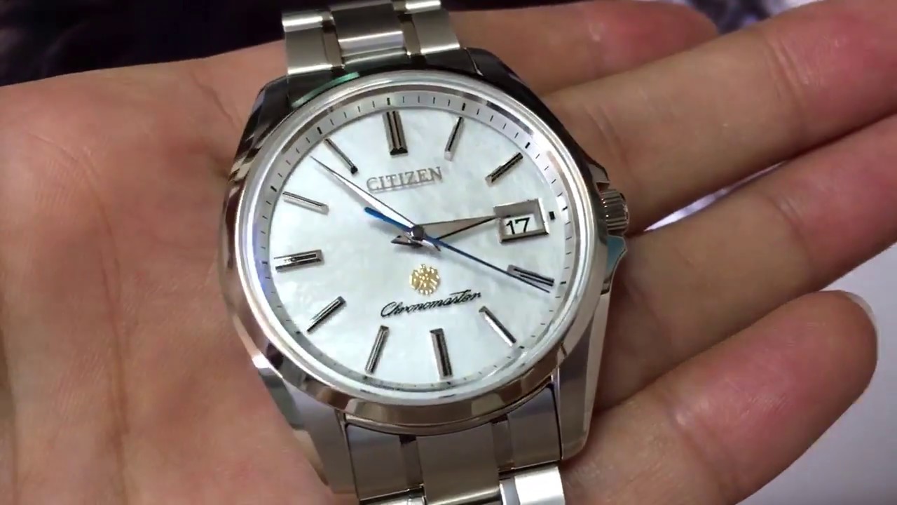 The CITIZEN / AQ4020-62 Rakusui-落水土佐和紙200本限定品- YouTube