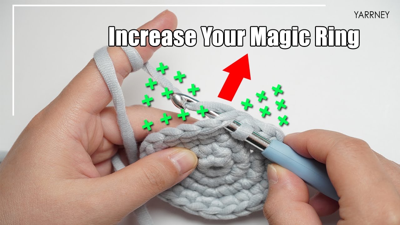 How to Increase the Magic Ring ( An Essential Crochet Skill) - YouTube