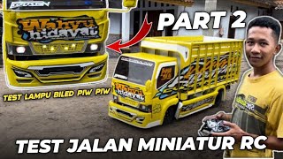 MINIATUR RC BISA BUAT GEBER”😂🤙🏻 || TEST JALAN SAMBIL PIW” LAMPU BILED DARI REMOTENYA LANGSUNG!!