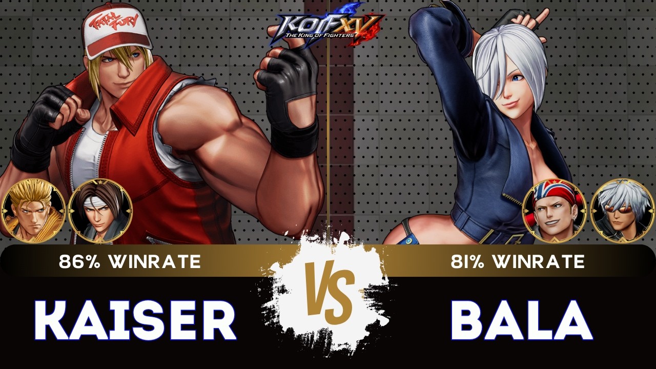 KOF XV ▰ KAISER (Kyo/Terry/Ryo) 🆚 BALA KOF (Billy/Ángel/K')🎞️Replay Match - 3/26