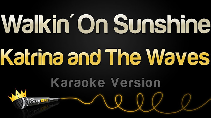 Walking on Sunshine Instrumental version - Instrumental performance video thumbnail