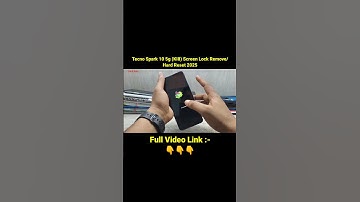 Tecno Spark 10 5g (KI8) Remove Screen Lock/Hard Reset 2025 #tecnospark105ghardreset #ki8hardreset
