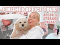 small business OFFICE TOUR 😍💗 decorated & furnished!