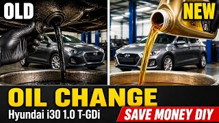 Hyundai i30 1.0 T-GDi Oil Change - Save Money DIY