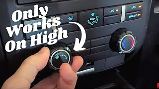 How To Fix Ford F-150 AC / Heat Blower Motor