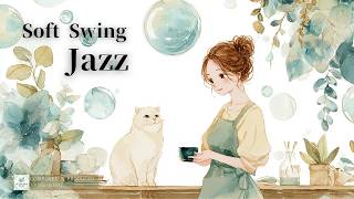 Soft Swing Jazz ☕ Gentle Home Café Playlist | A Pale Blue Day screenshot 5