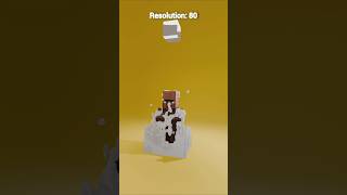 Satisfying Minecraft Villager Fluid Simulation #blender #fluid #3d