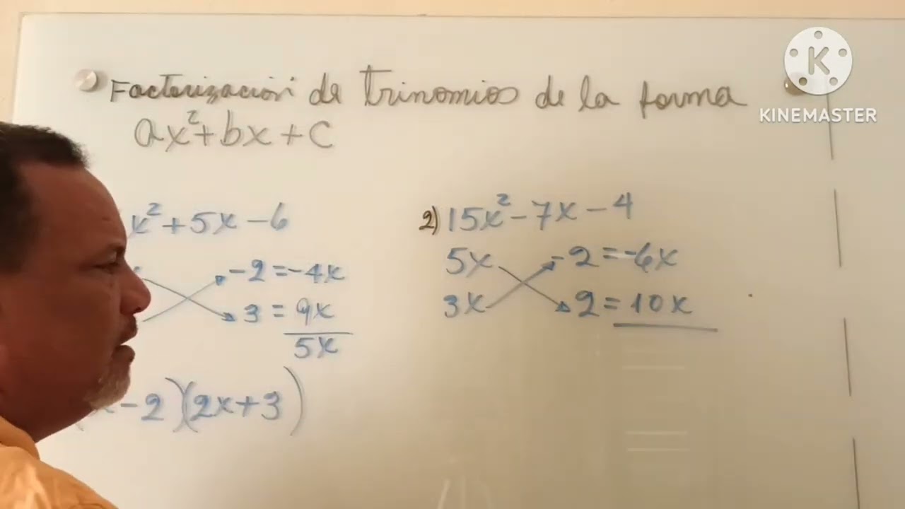 FACTORIZACION DE TRINOMIO DE LA FORMO ax2+bx+c/ALGO DE MATEMATICAS