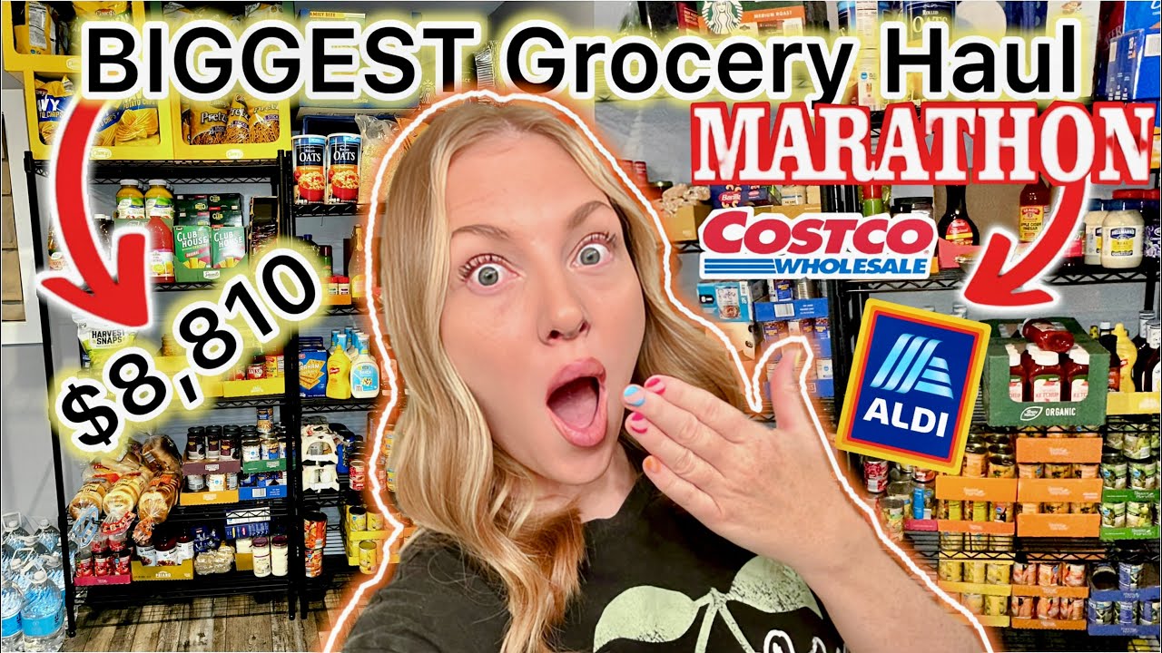 I Spent $8,710 on Groceries‼️ My 4 BIGGEST Hauls EVER!