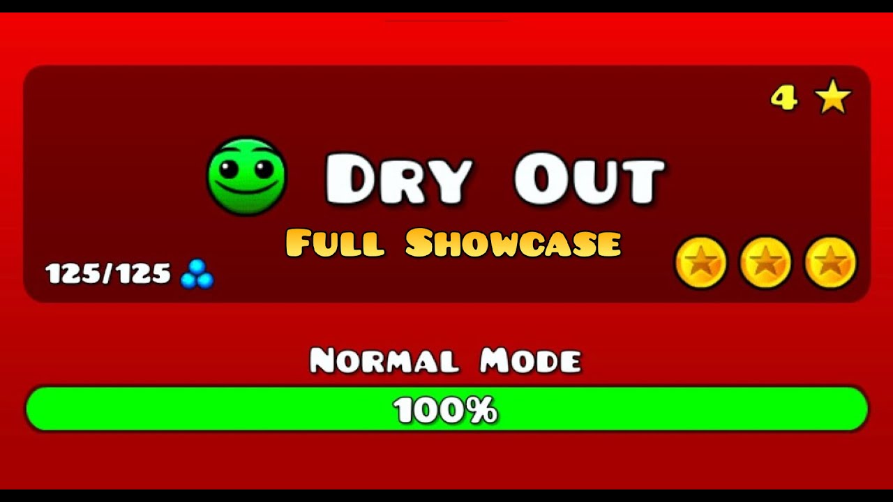 Dry Out - Showcase | Geometry Dash - YouTube
