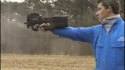 FN P90 One Hand Shooting