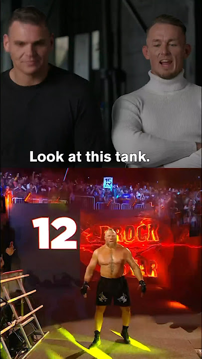 What’s it like when Brock Lesnar enters the #RoyalRumble Match?