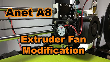 Anet A8 - Extruder fan modification
