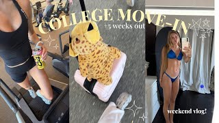 WEEK in my life college move in edition!!