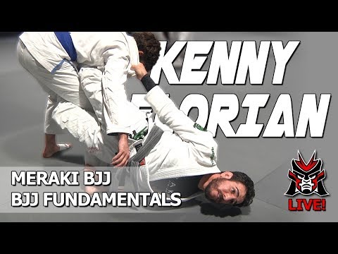 Meraki Brazilian Jiu Jitsu: Kenny Florian’s BJJ Fundamentals Class - "X" Collar Choke (LIVE!)