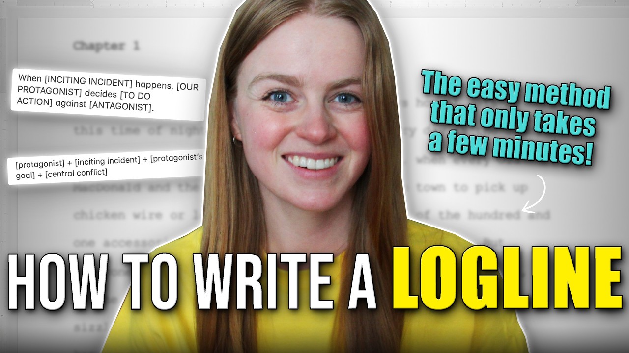Log Line Guide How to Write a LOGLINE and WHY They're Important - YouTube