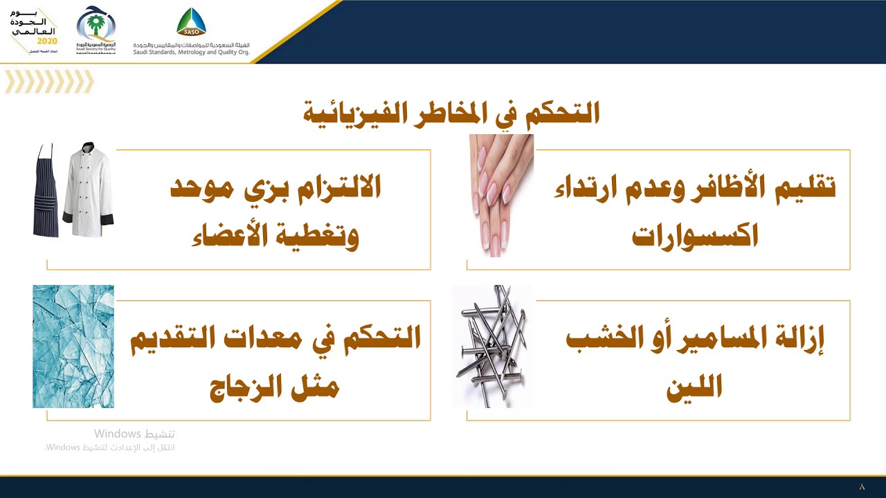 سلامة الغذاء ايزو 22000 حلقة 1