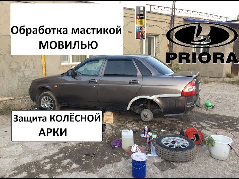 Защита колесных арок приоры своими руками