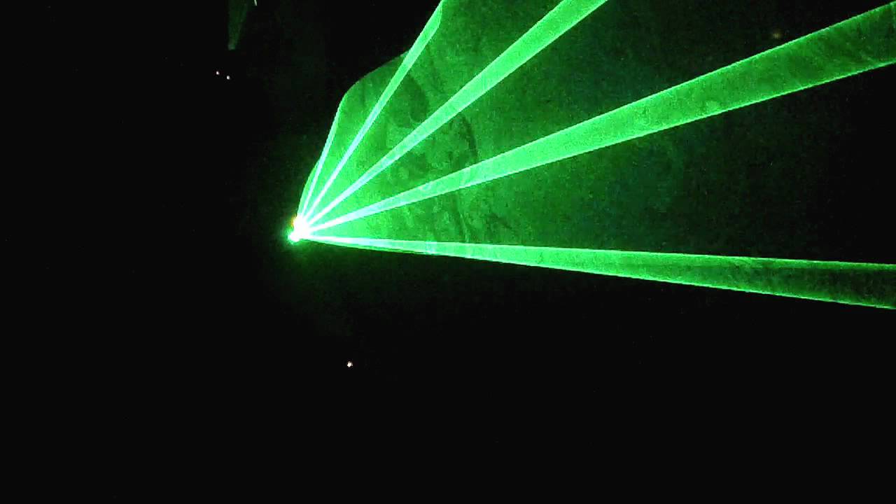 Testing Both Lasers with Fog YouTube