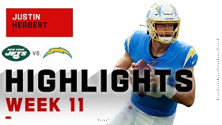 Justin Herbert Electrifies the Skies & Grounds the Jets | NFL 2020 Highlights