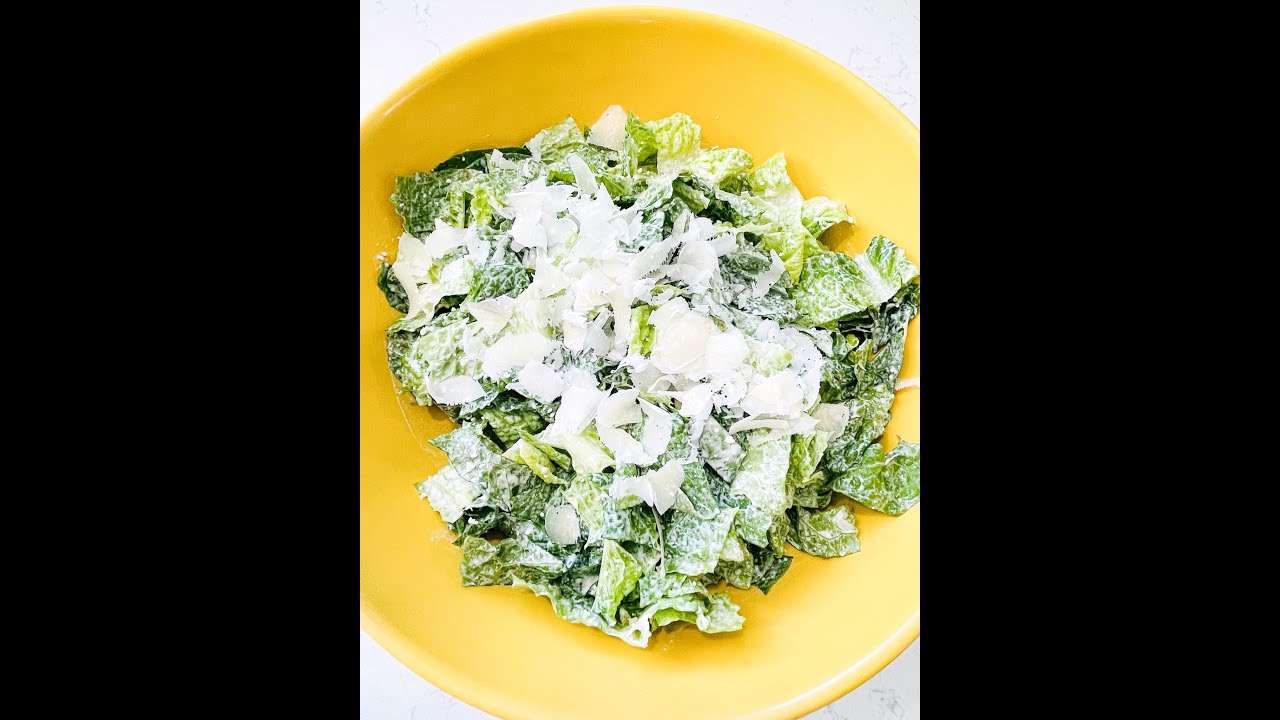 Homemade Caesar Salad Dressing YouTube