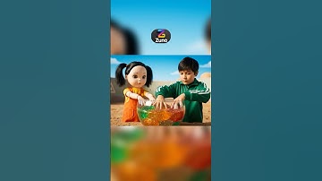 Squid Game AI Edible Slime Rainbow ASMR #squidgame #squidgame2 #ai #asmr #slime #rainbow