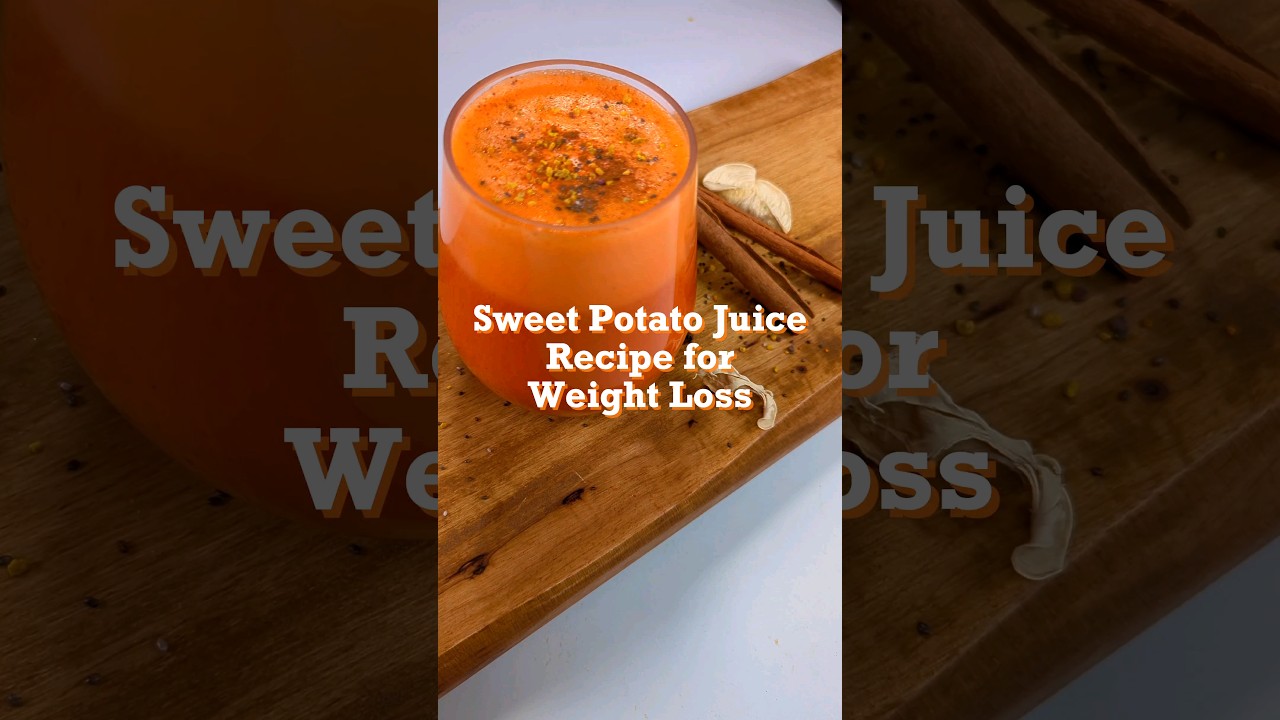 EASY and DELICIOUS Sweet Potato Juice Recipe for WEIGHT LOSS 