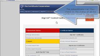 Using the Digi-CA™ Registration Authority Management Console [RAMC]