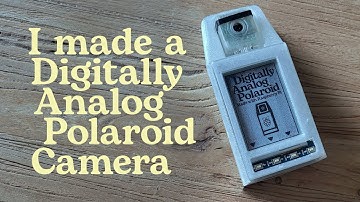 I made a Digitally Analog Polaroid Camera (Raspberry Pi + ChatGPT)