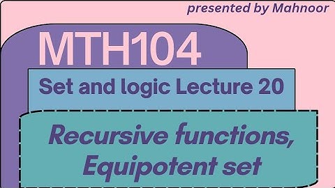 mth104 short lecture 20 | vu updated short lecture 2024 | by Mahnoor