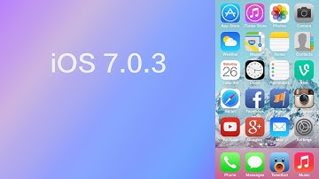 iOS 7.0.3 features