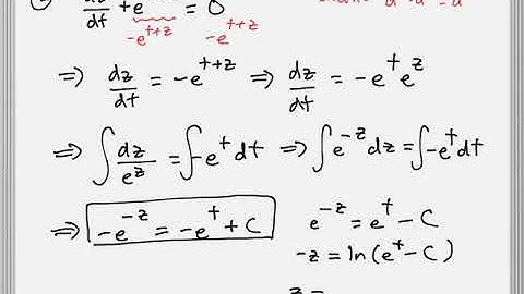9.3 - Separable Differential Equations
