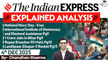 Indian Express Analysis | 4th December 2025 | The Indian Express Newspaper Analysis